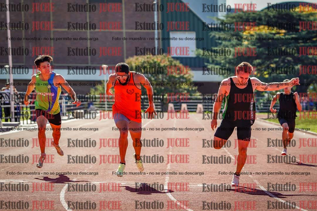 Fotos de los 200 m llanos de varones