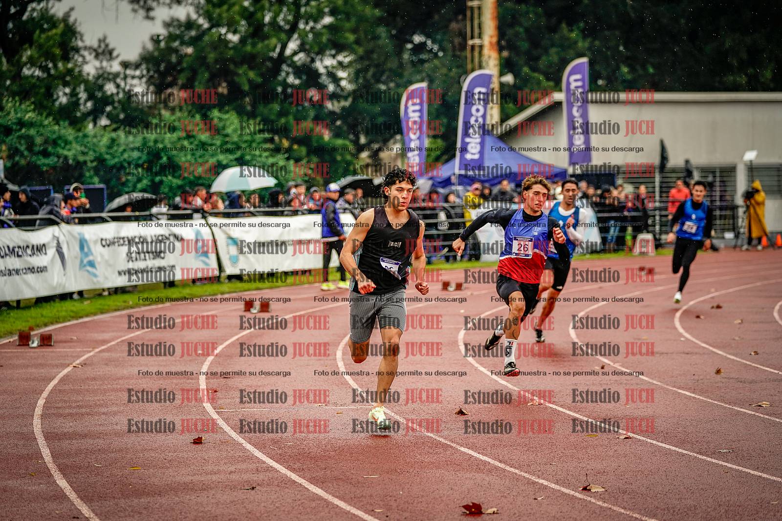 Fotos de los 400 m de varones