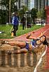 Fotos del salto en largo - mujeres mayores
