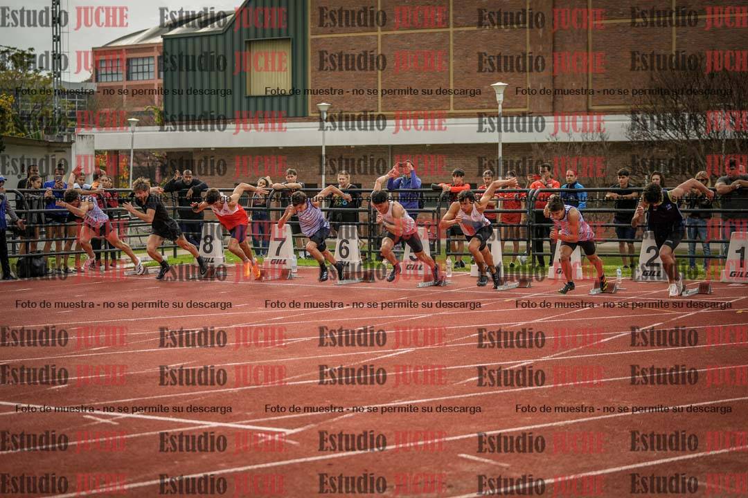 Fotos de los 110 m con vallas de varones - FINAL