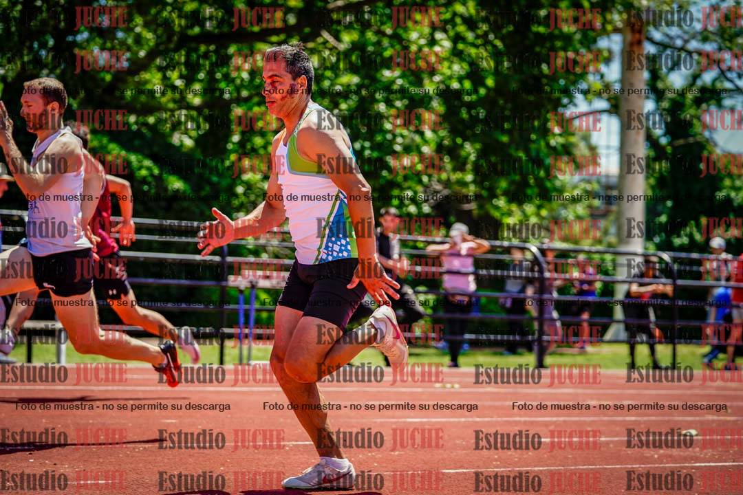 Fotos de los 100 m llanos de varones
