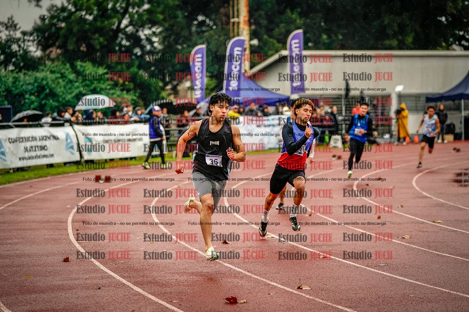 Fotos de los 400 m de varones
