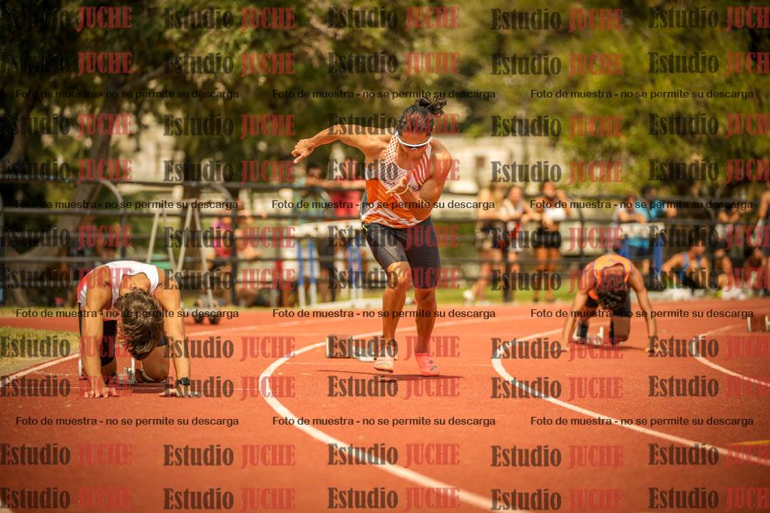 Fotos de los 200 m llanos de varones