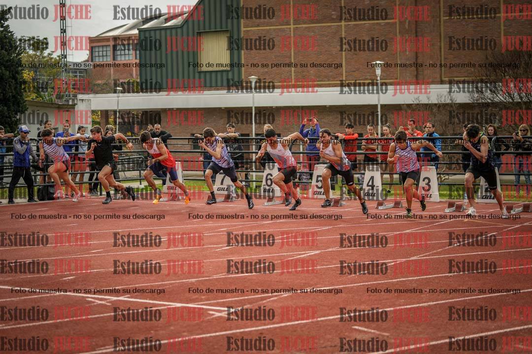 Fotos de los 110 m con vallas de varones - FINAL
