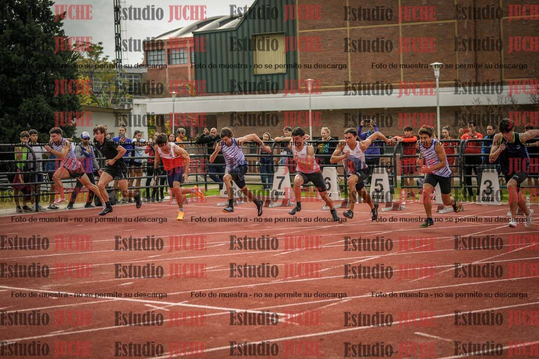 Fotos de los 110 m con vallas de varones - FINAL