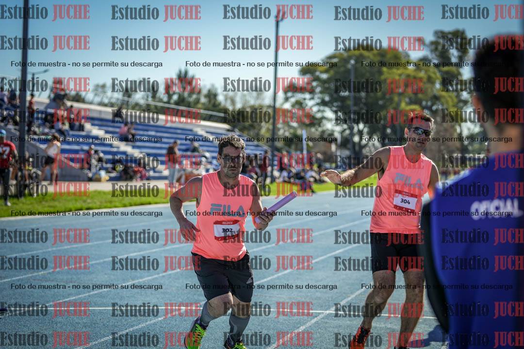 Fotos durante los relevos