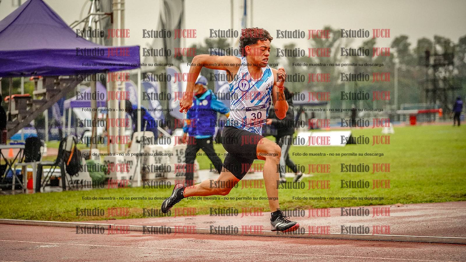 Fotos de los 400 m de varones