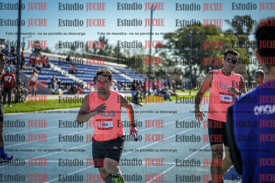 Fotos durante los relevos