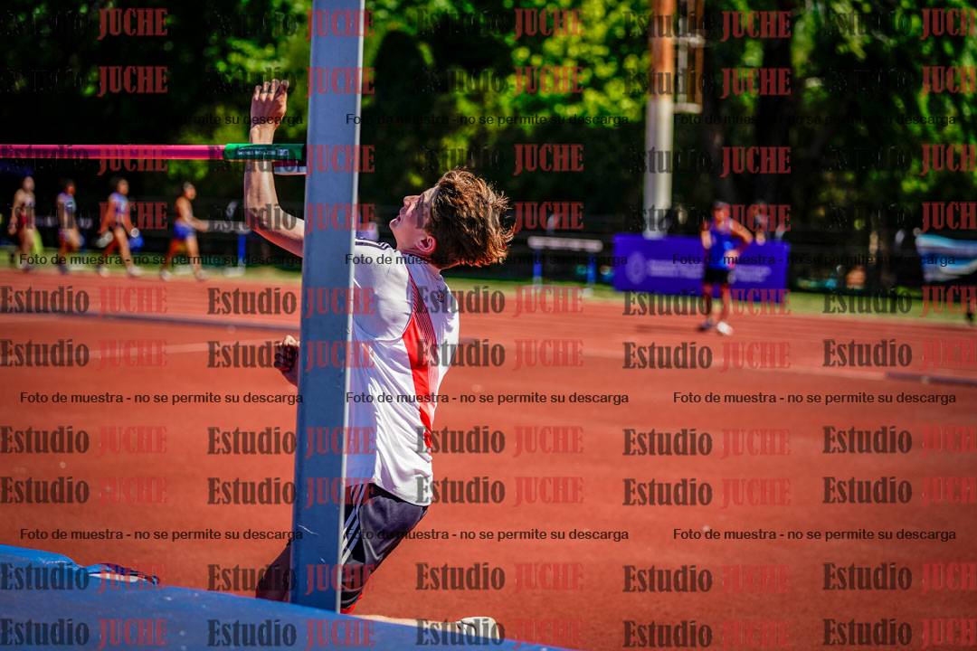 Fotos del salto en alto de varones