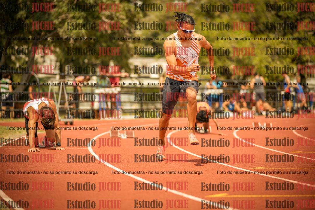 Fotos de los 200 m llanos de varones