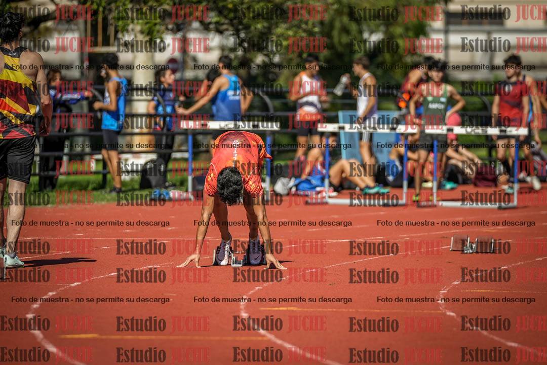 Fotos de los 200 m llanos de varones