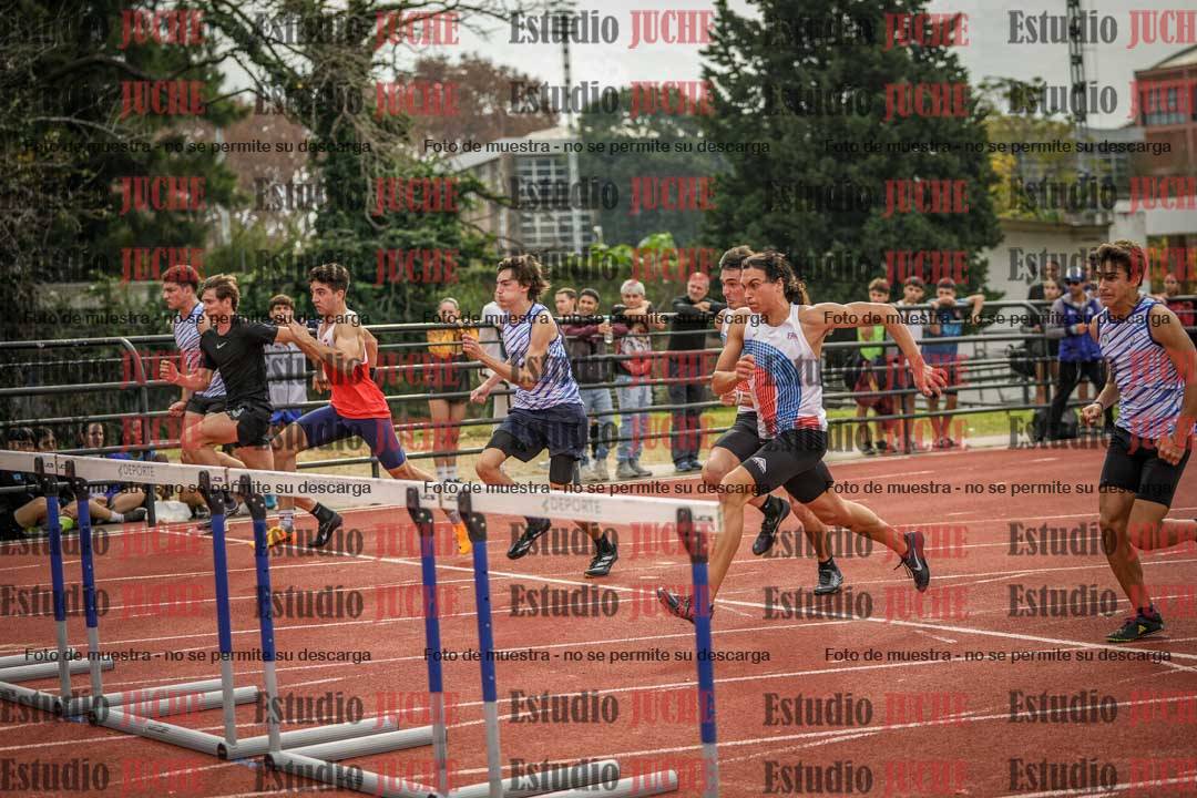 Fotos de los 110 m con vallas de varones - FINAL
