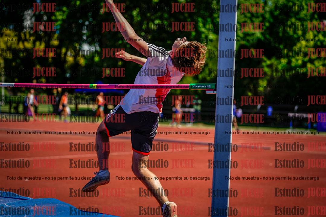 Fotos del salto en alto de varones