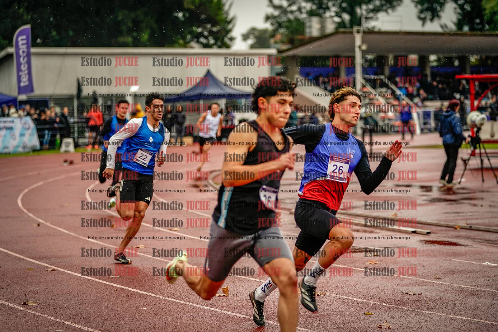 Fotos de los 400 m de varones