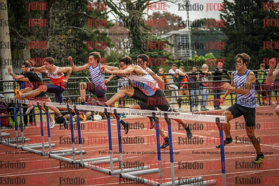 Fotos de los 110 m con vallas de varones - FINAL