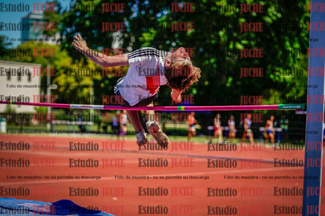 Fotos del salto en alto de varones