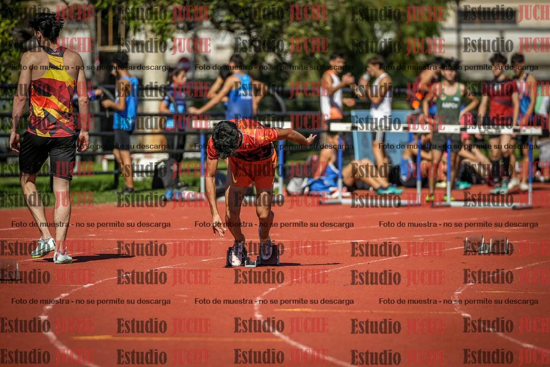 Fotos de los 200 m llanos de varones