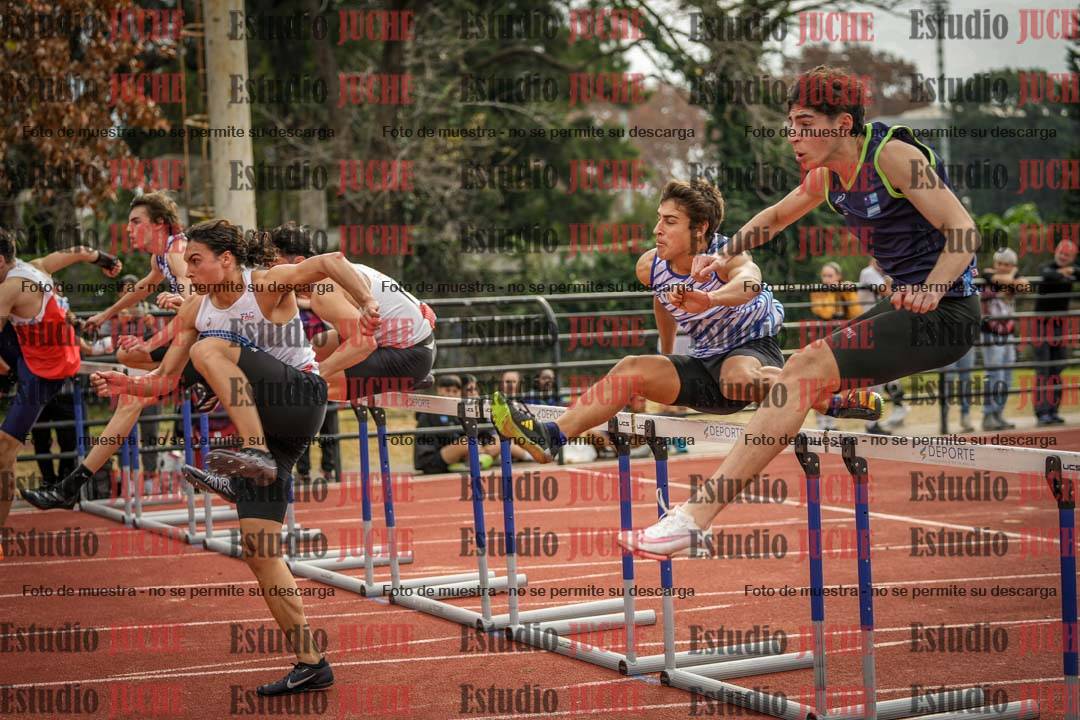 Fotos de los 110 m con vallas de varones - FINAL