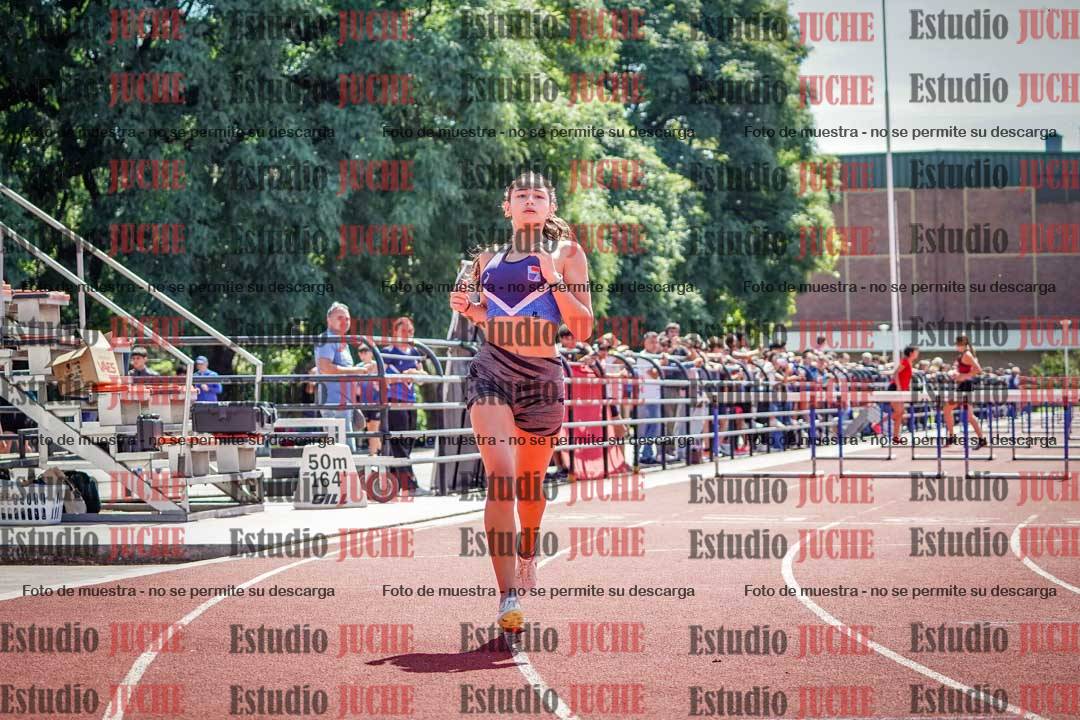 Fotos de los 100 m con vallas de mujeres