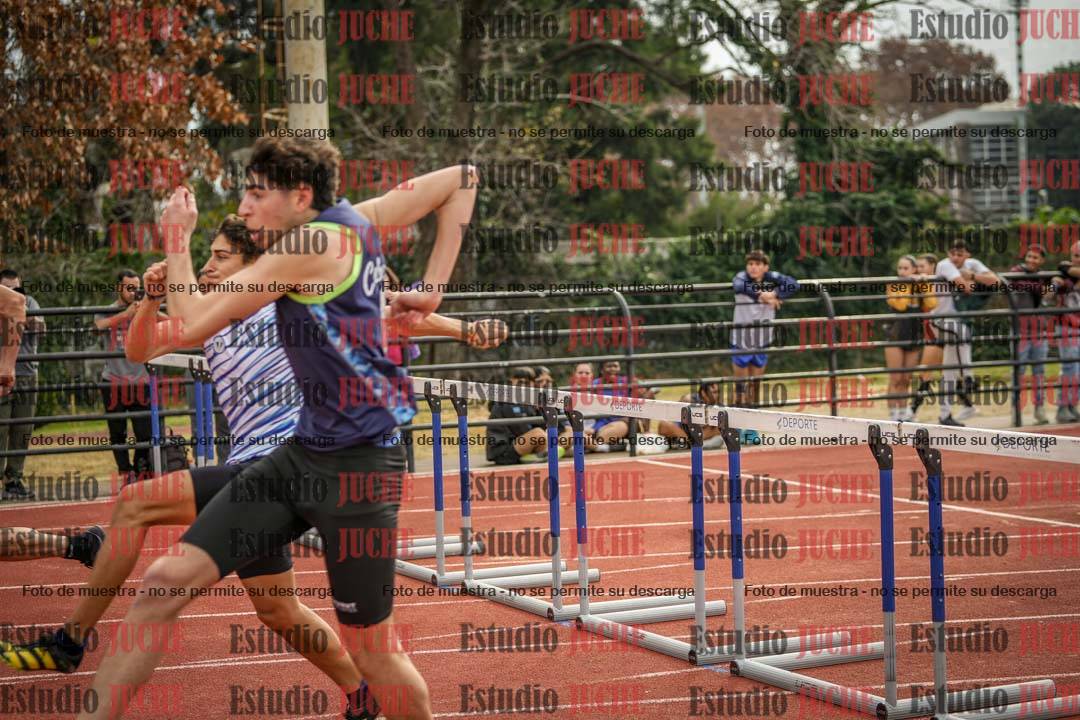 Fotos de los 110 m con vallas de varones - FINAL