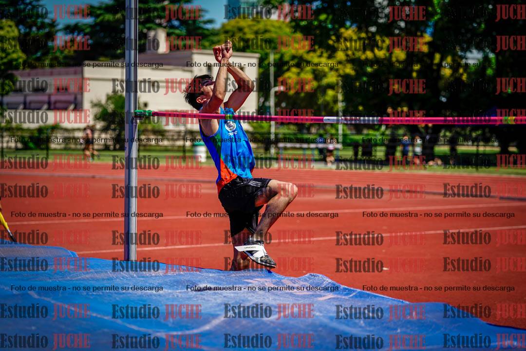 Fotos del salto en alto de varones