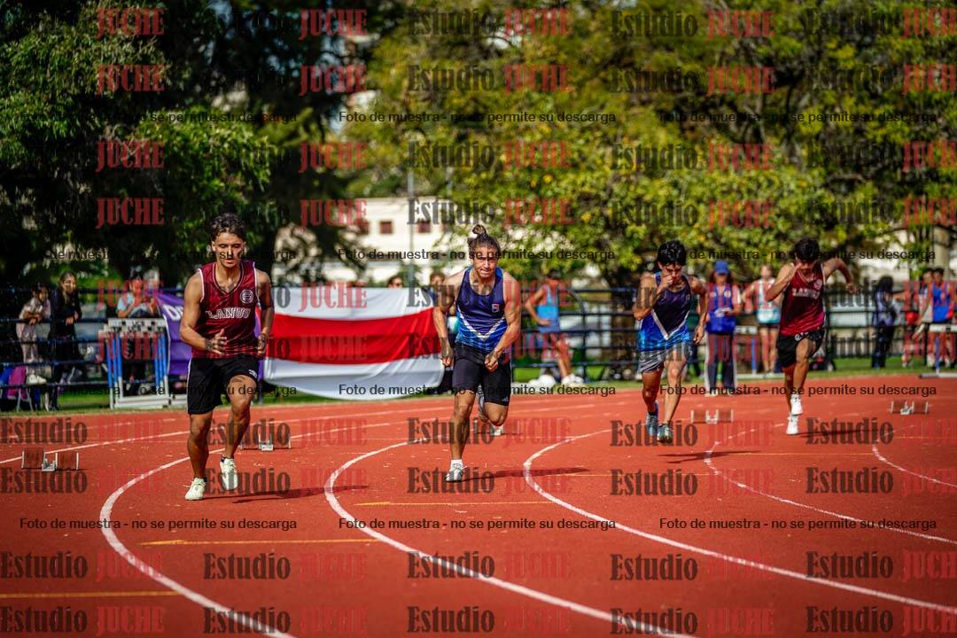 Fotos de los 200 m llanos de varones