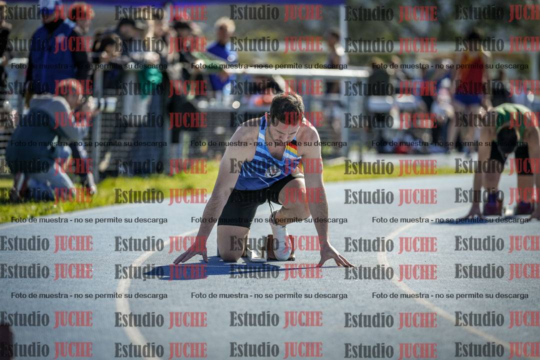 Fotos de los 400 m llanos de varones
