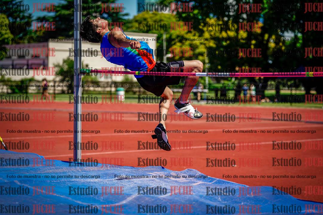 Fotos del salto en alto de varones