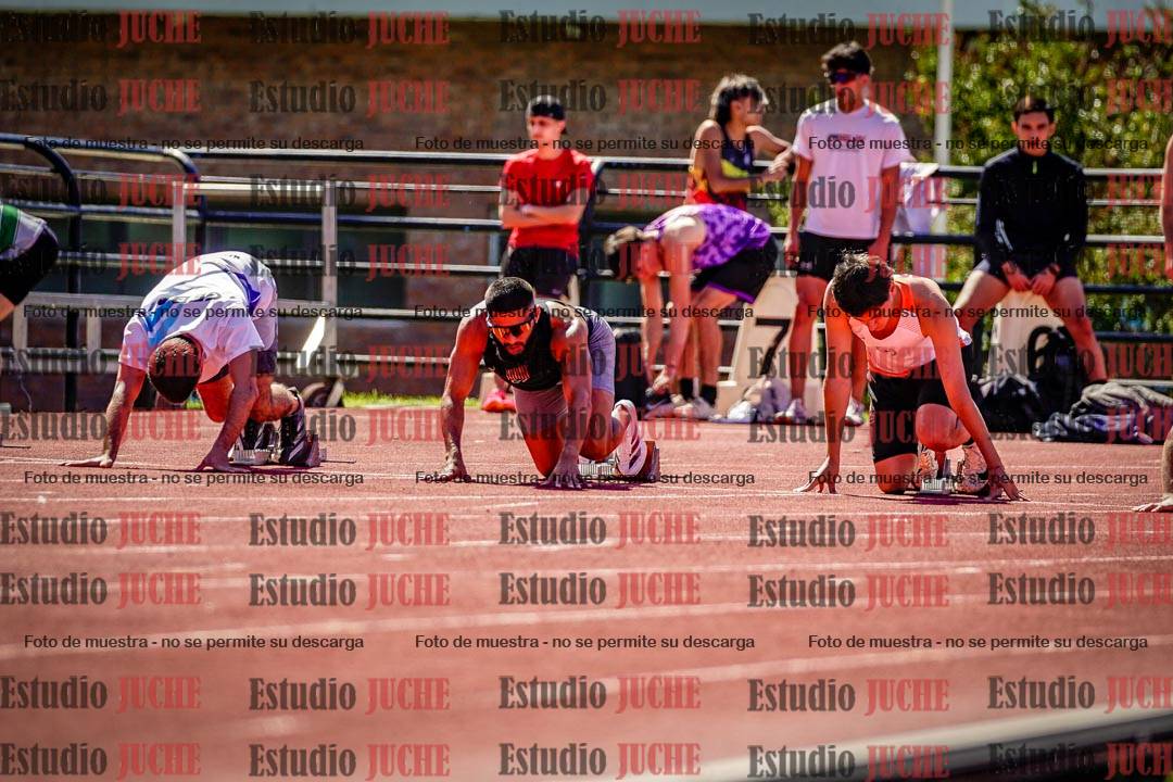Fotos de los 100 m de varones