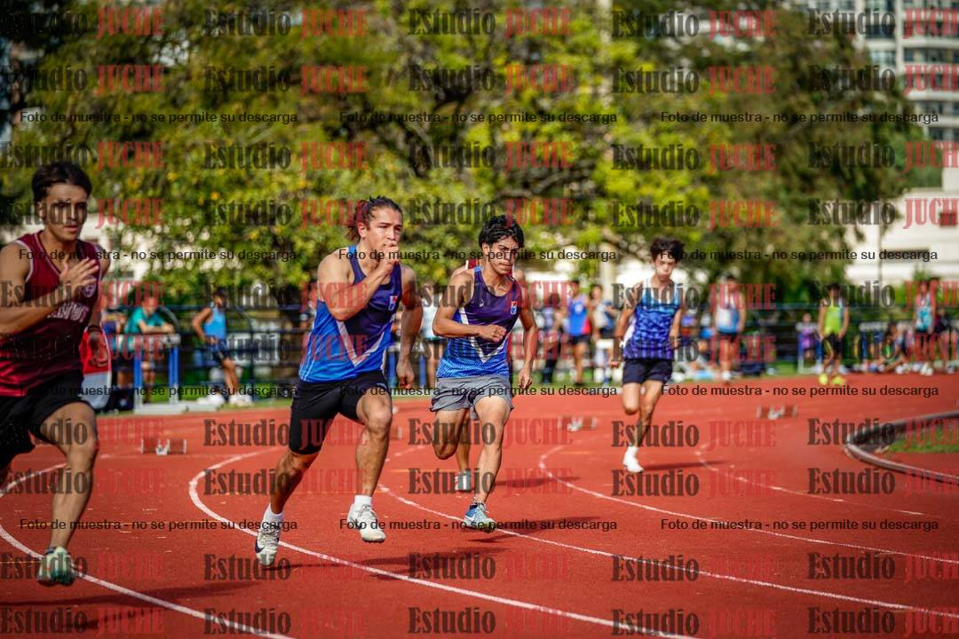 Fotos de los 200 m llanos de varones