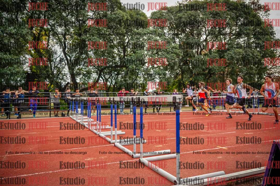 Fotos de los 110 m con vallas de varones - FINAL