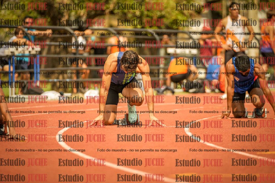 Fotos de los 200 m llanos de varones