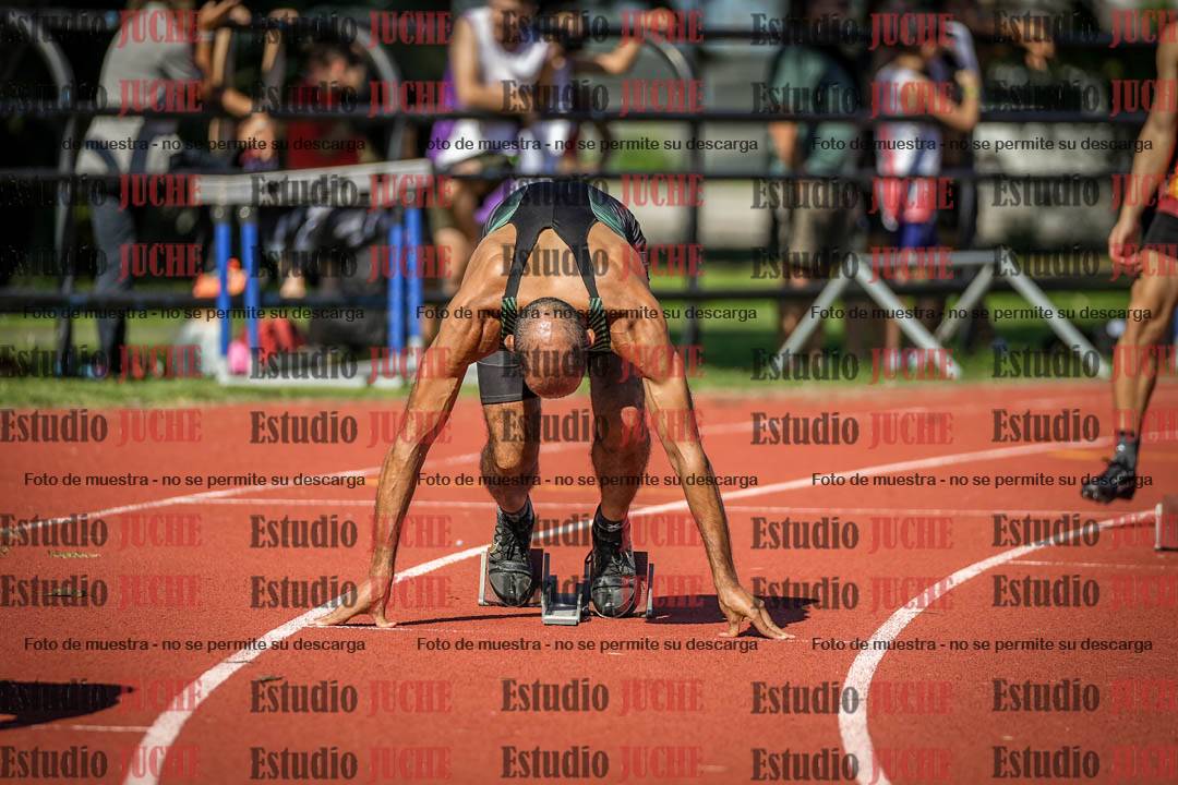 Fotos de los 200 m llanos de varones