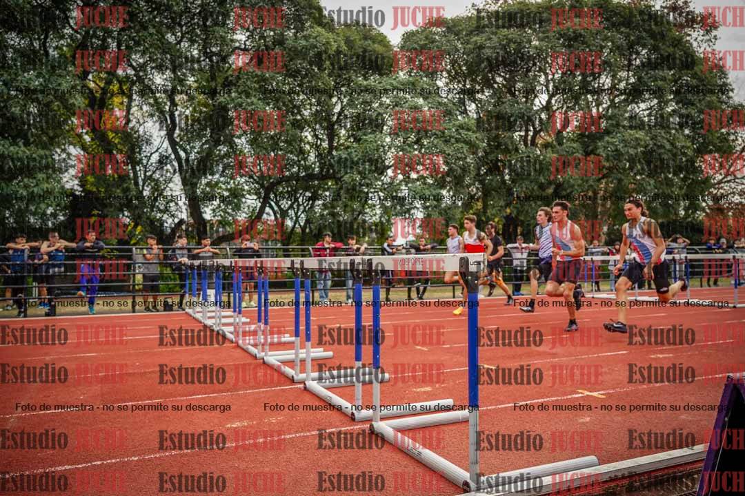 Fotos de los 110 m con vallas de varones - FINAL