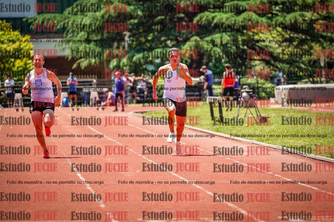 Fotos de los 100 m llanos de varones
