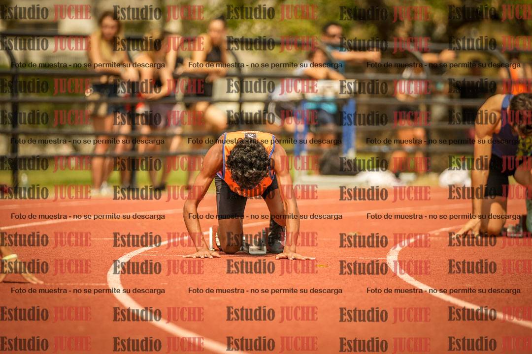 Fotos de los 200 m llanos de varones