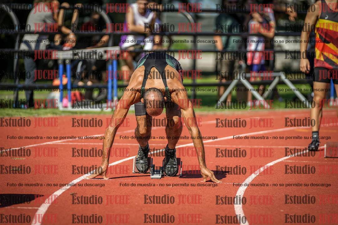 Fotos de los 200 m llanos de varones