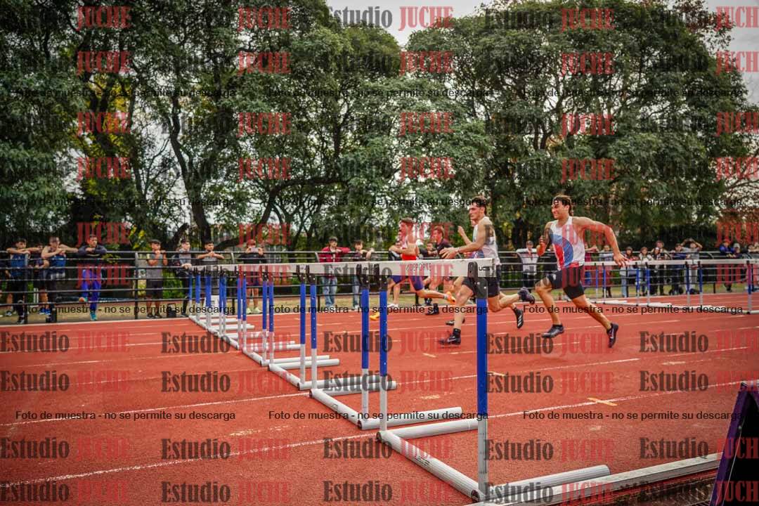 Fotos de los 110 m con vallas de varones - FINAL