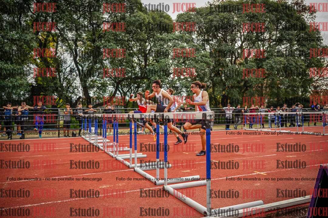 Fotos de los 110 m con vallas de varones - FINAL