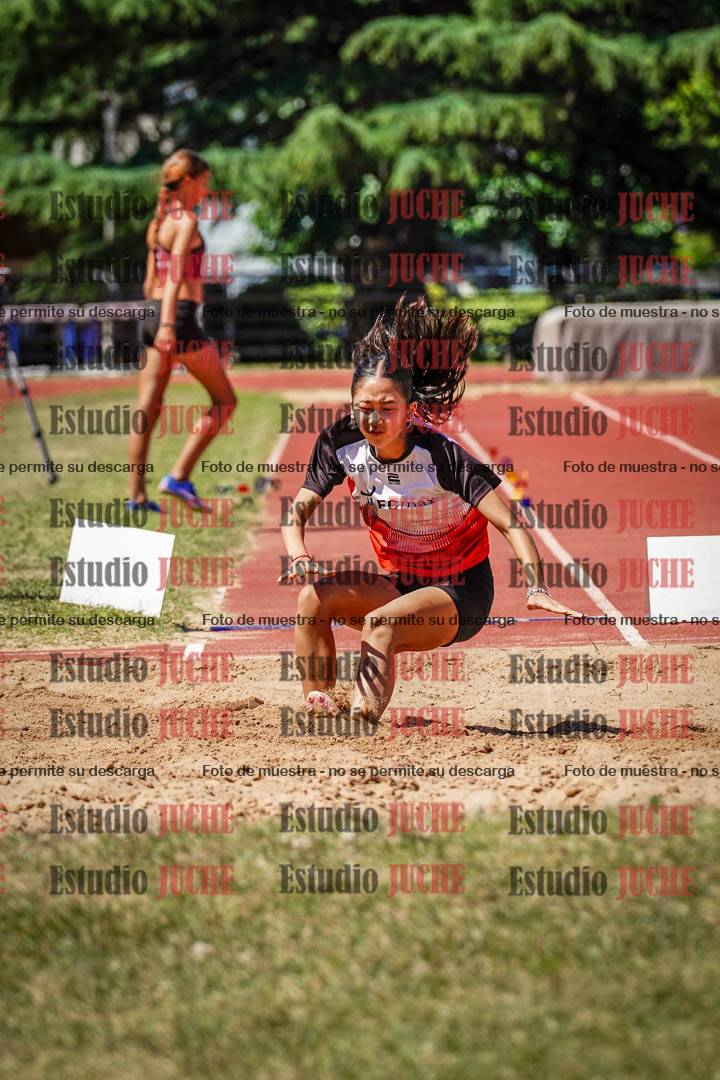 Fotos del salto en largo de mujeres - U14