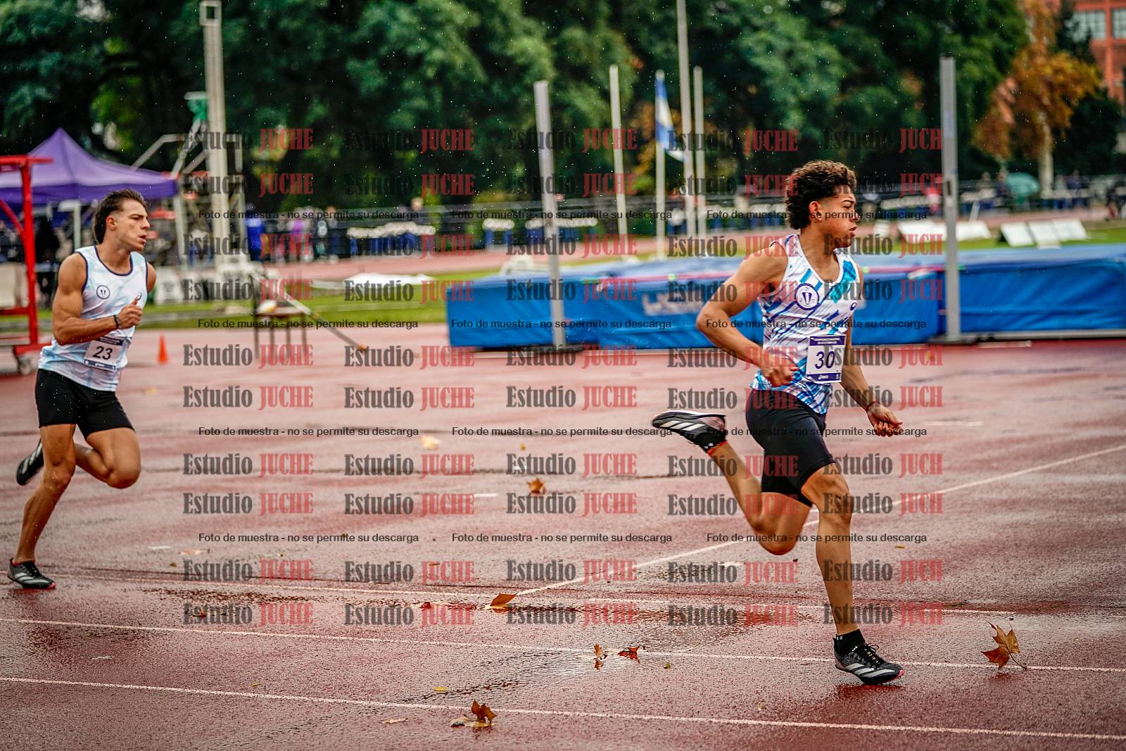 Fotos de los 400 m de varones