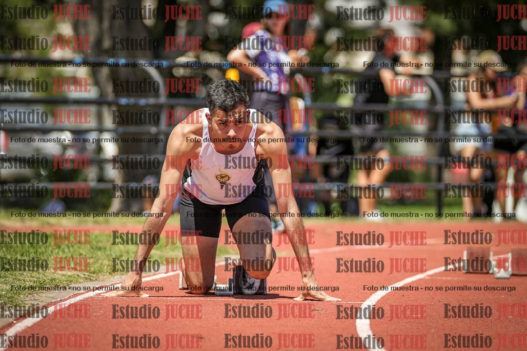 Fotos de los 200 m llanos de varones