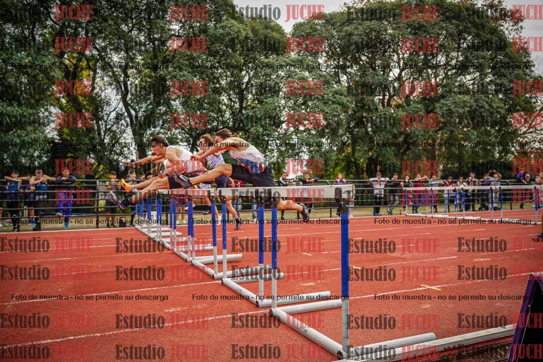 Fotos de los 110 m con vallas de varones - FINAL