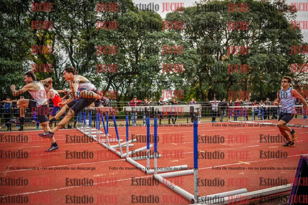 Fotos de los 110 m con vallas de varones - FINAL