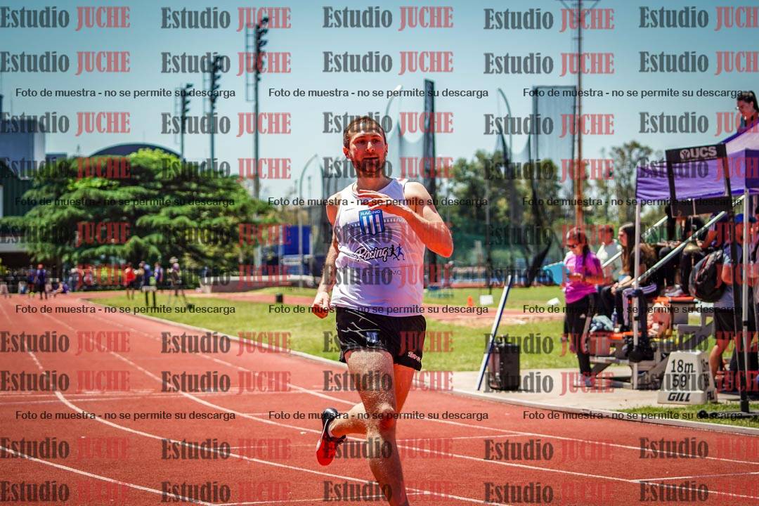 Fotos de los 100 m llanos de varones