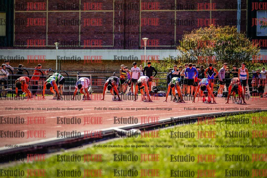 Fotos de los 100 m de varones