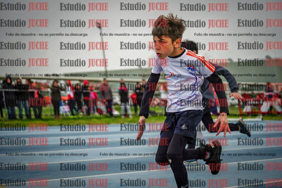 Fotos de los 50 m llanos de varones - U12