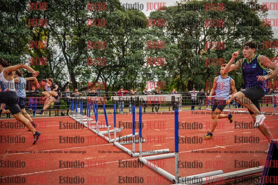 Fotos de los 110 m con vallas de varones - FINAL