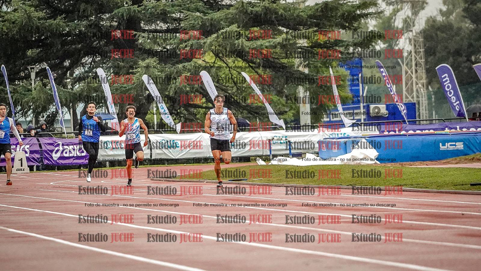 Fotos de los 400 m de varones