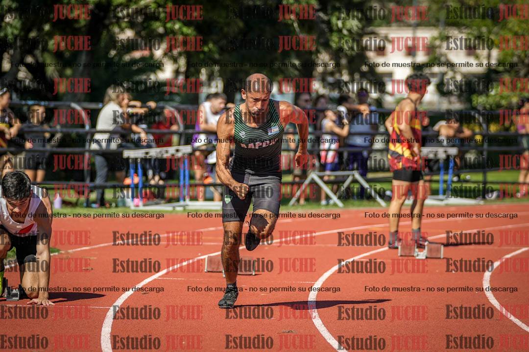 Fotos de los 200 m llanos de varones